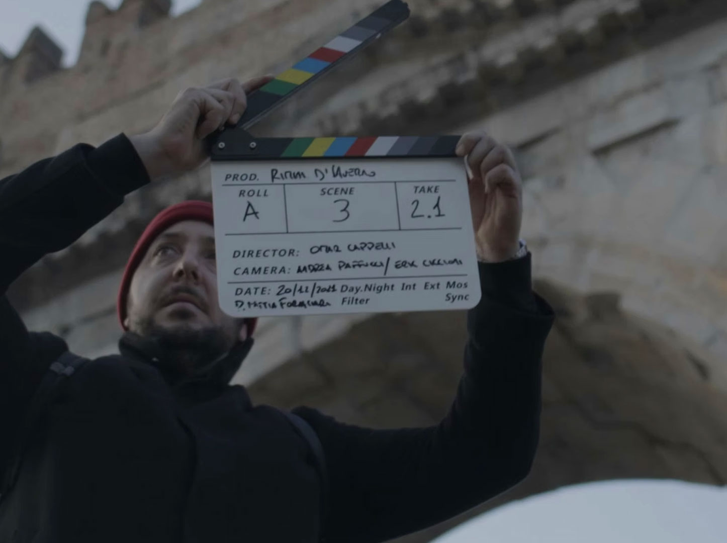 videomaker Rimini produzione video professionale ciak sul set